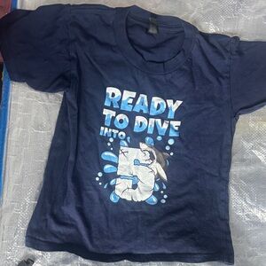 Navy Blue Graphic T-Shirt
